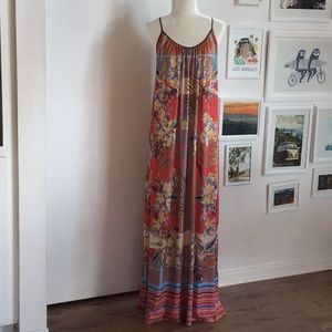 Anthropologie Dream Daily Hawaiian Maxi Dress